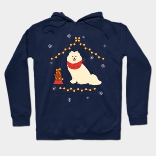 Thanksgiving Samoyed dog Hoodie